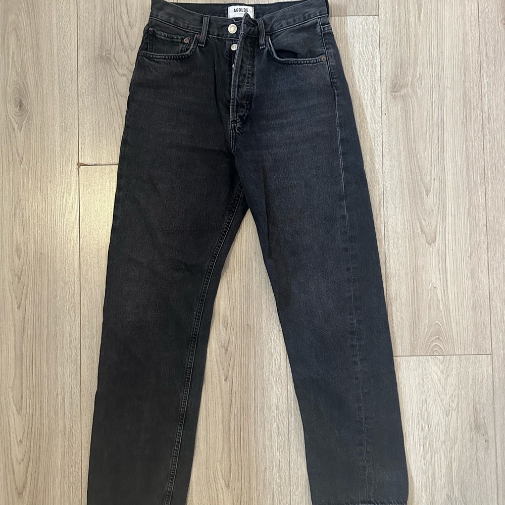 Black agolde 90s jeans